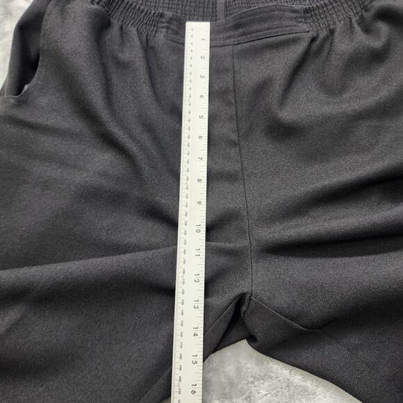 Vintage Alfred Dunner Pants 18P PETITE Black Pull On Tapered Leg Pockets Casual - Picture 6 of 9